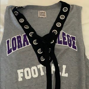 LF FURST OF A KIND LACE UP TEE